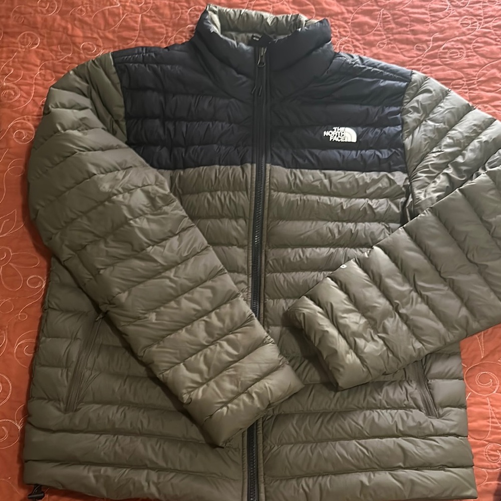 The North Face Green and Black Jacket